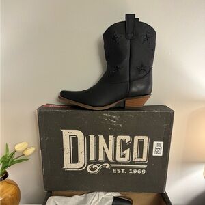 Dingo Women’s Size 11 Medium black leather cowboy boots